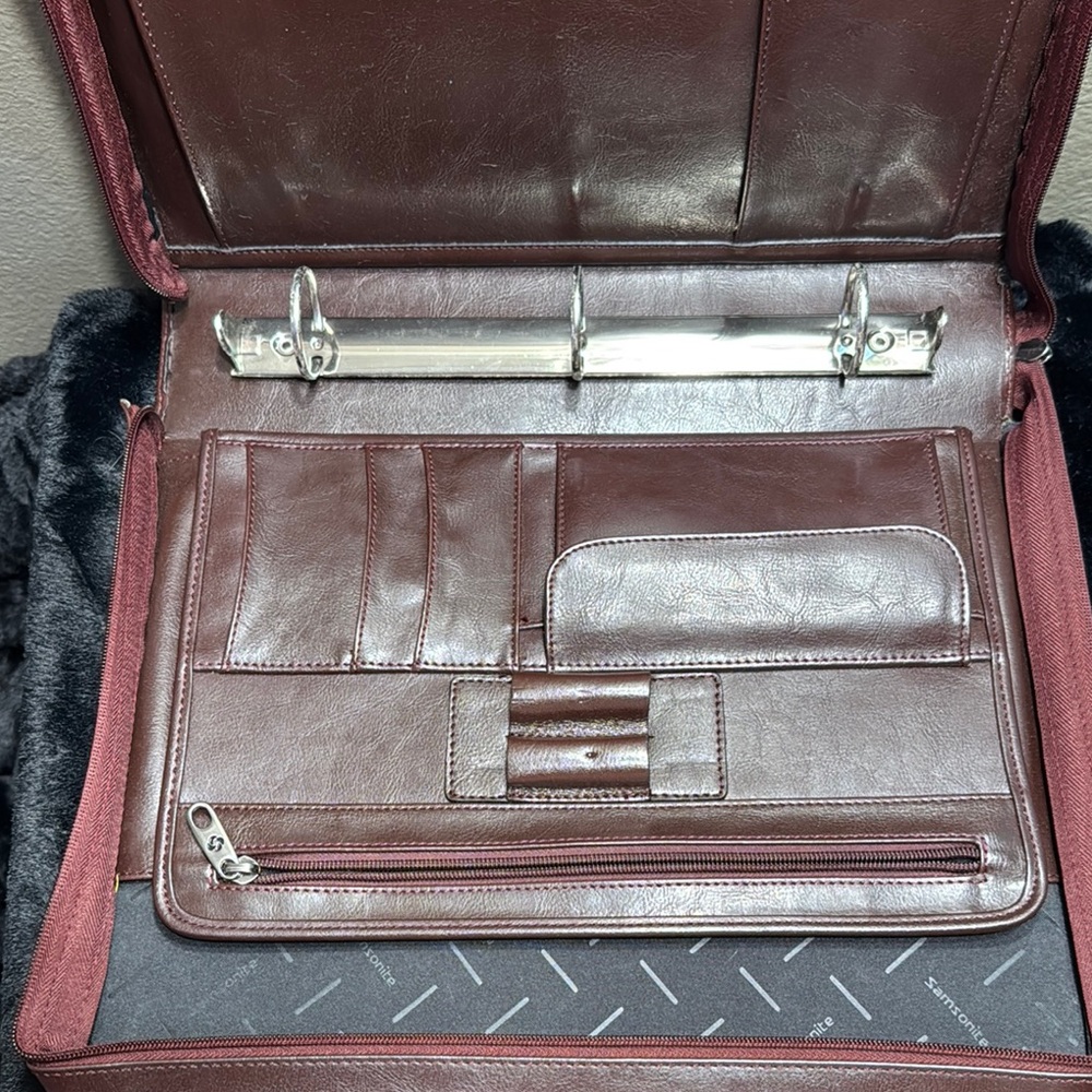 Vintage Samsonite Brown Leather Briefcase - Picture 4 of 4